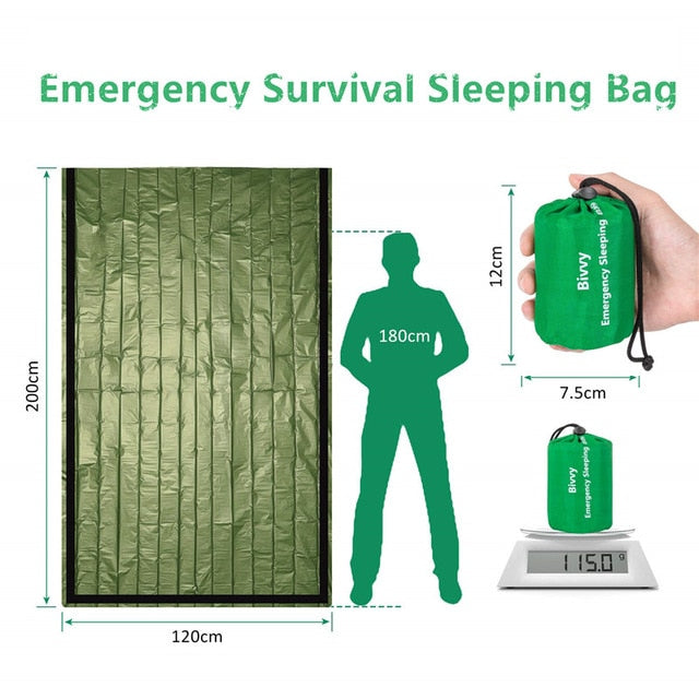 Compact Bivy Sack Emergency Survival Sleeping Bag